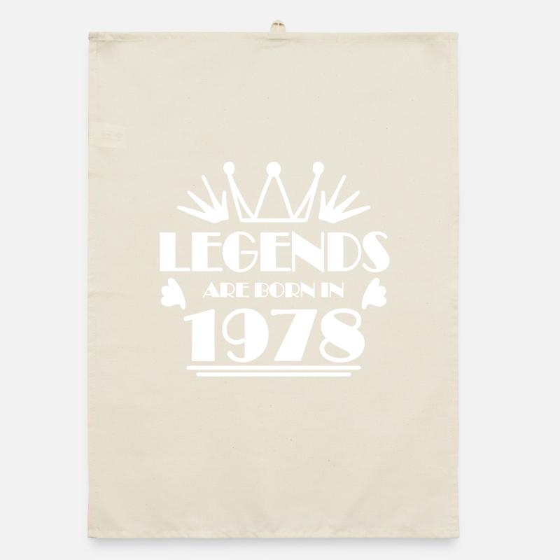 1978 - Born 1978 Organic dish towel