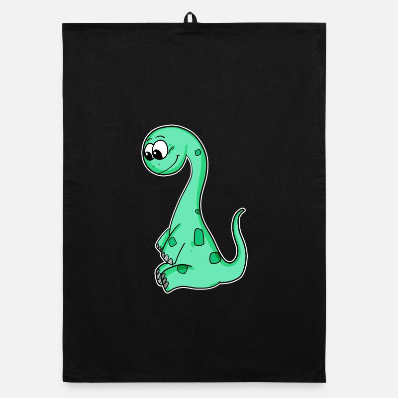 Dinosaurier Motiv Organic Geschirrtuch