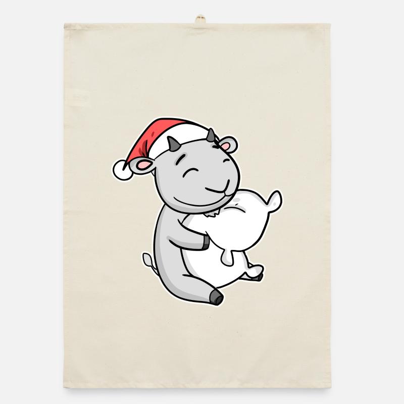 Chèvre Noël Noël Oreiller bébé Torchon bio