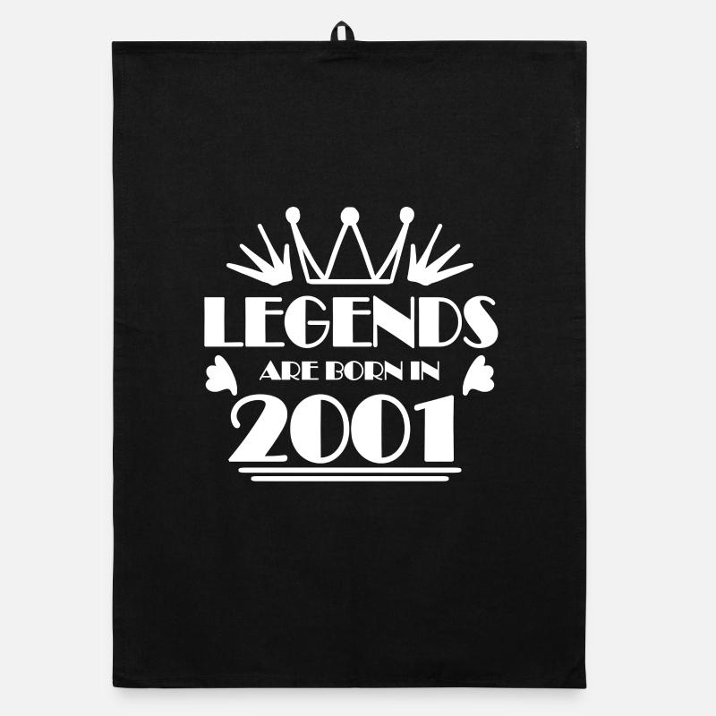 2001 - Born 2001 Organic dish towel