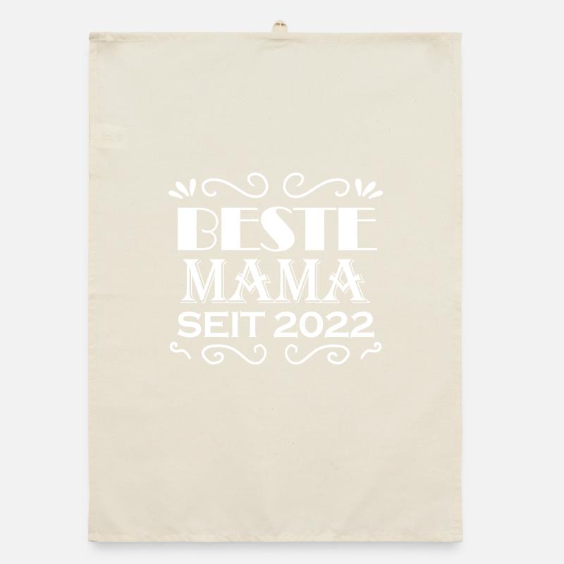Beste Mama seit 2022 Organic Geschirrtuch