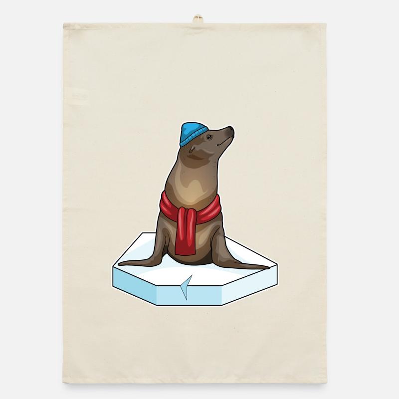 Plie de glace de phoque Torchon bio
