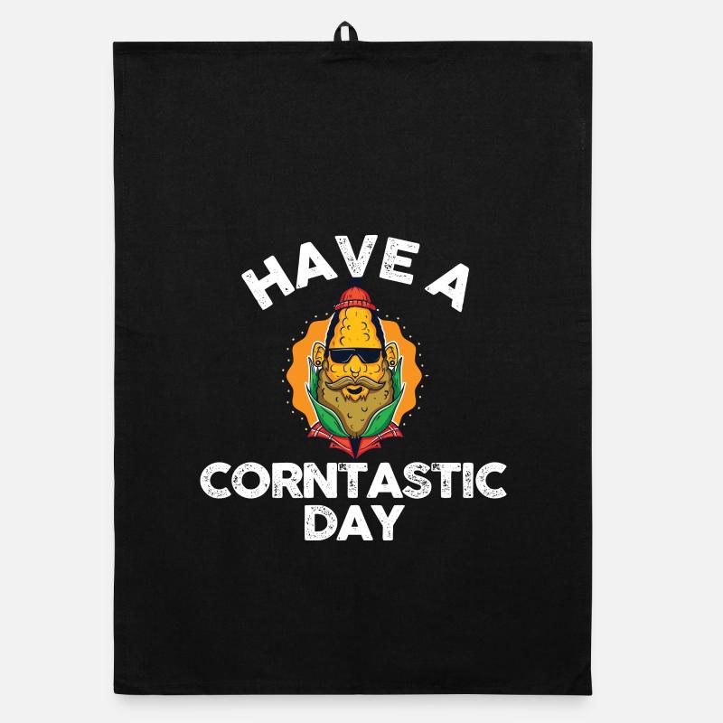 Have a corntastic day Organic dish towel