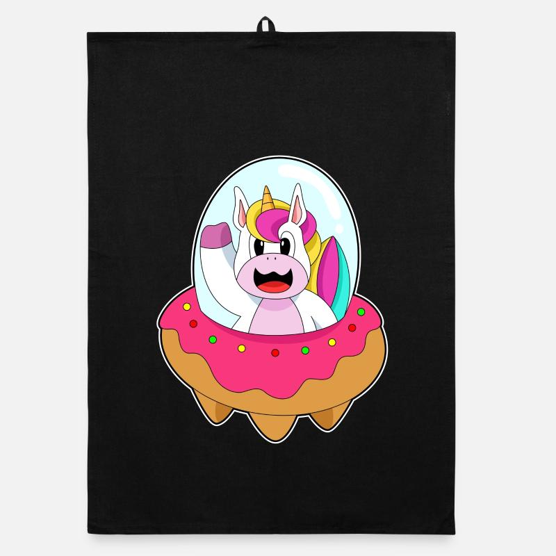 Vaisseau spatial licorne Torchon bio