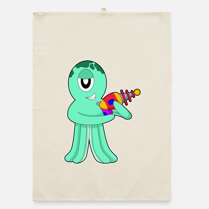 Extraterrestre pieuvre Torchon bio