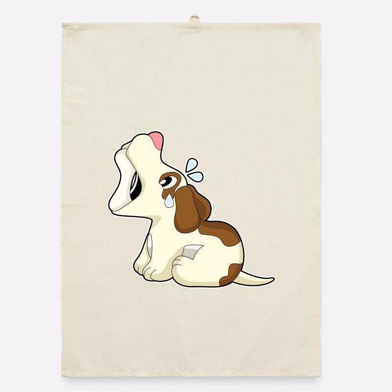 Hund Knochen Organic Geschirrtuch