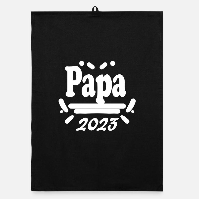 Papa 2023 - Vater 2023 Organic Geschirrtuch