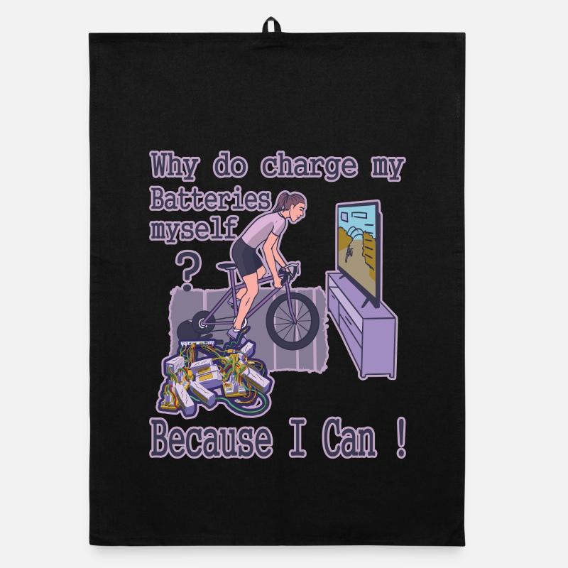 Why do I charge my batteries myself? Organic dish towel