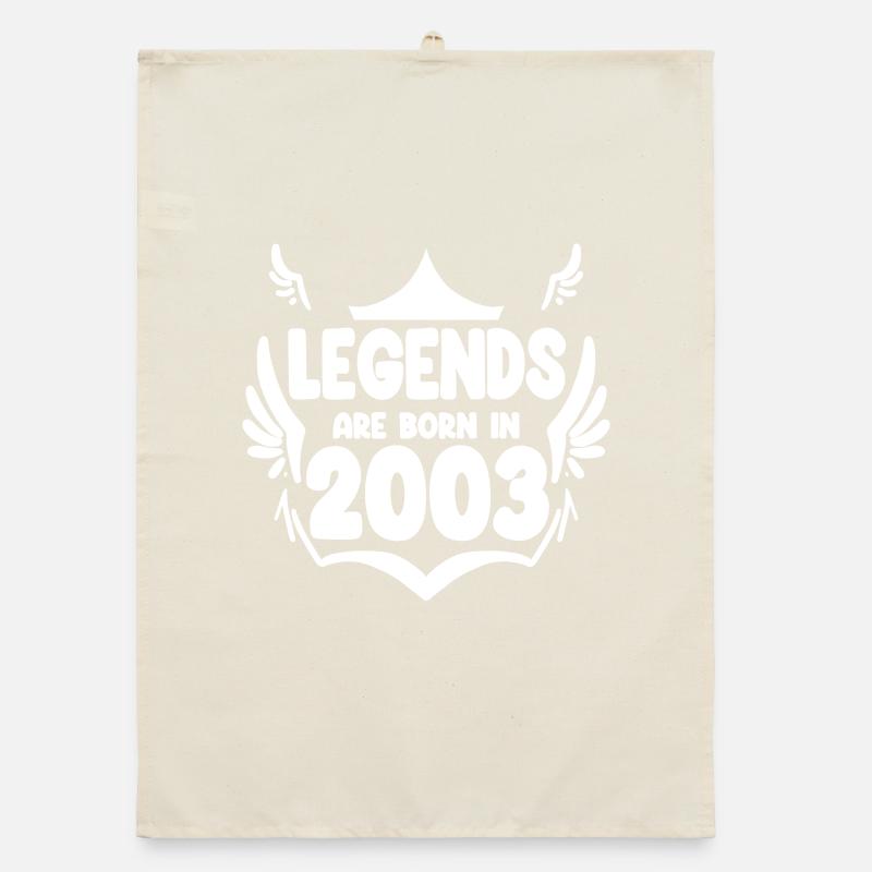 2003 - Born 2003 Organic dish towel