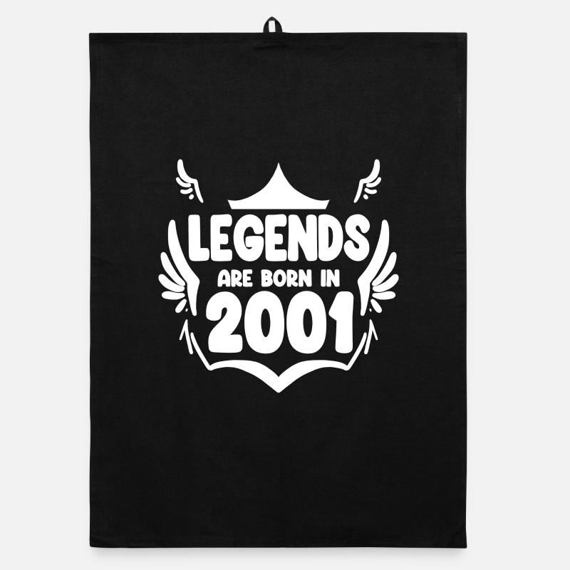 2001 - Born 2001 Organic dish towel