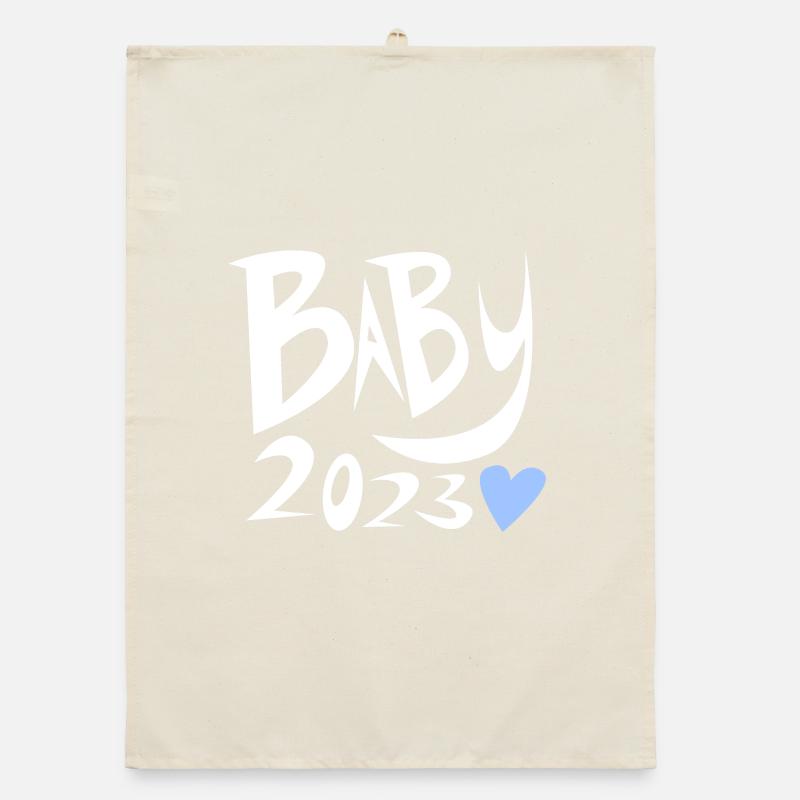 Bébé 2023 - Naissance Enceinte 2023 Grossesse Torchon bio