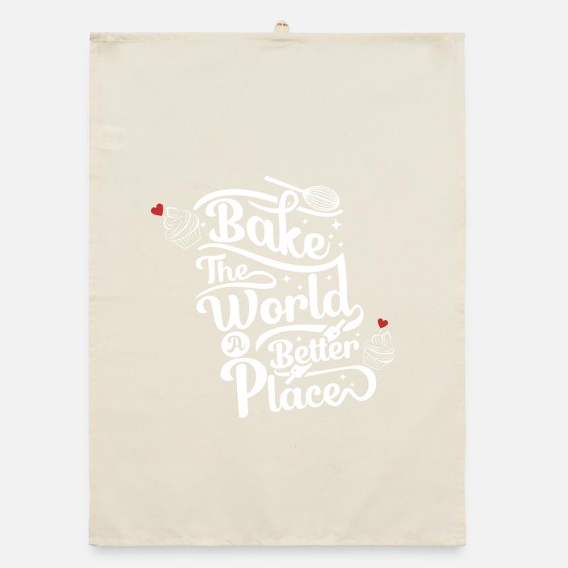 Cuire le monde mieux - Baking Lovers Torchon bio