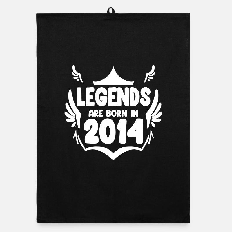 2014 - vintage 2014 - year of construction 2014 gift Organic dish towel