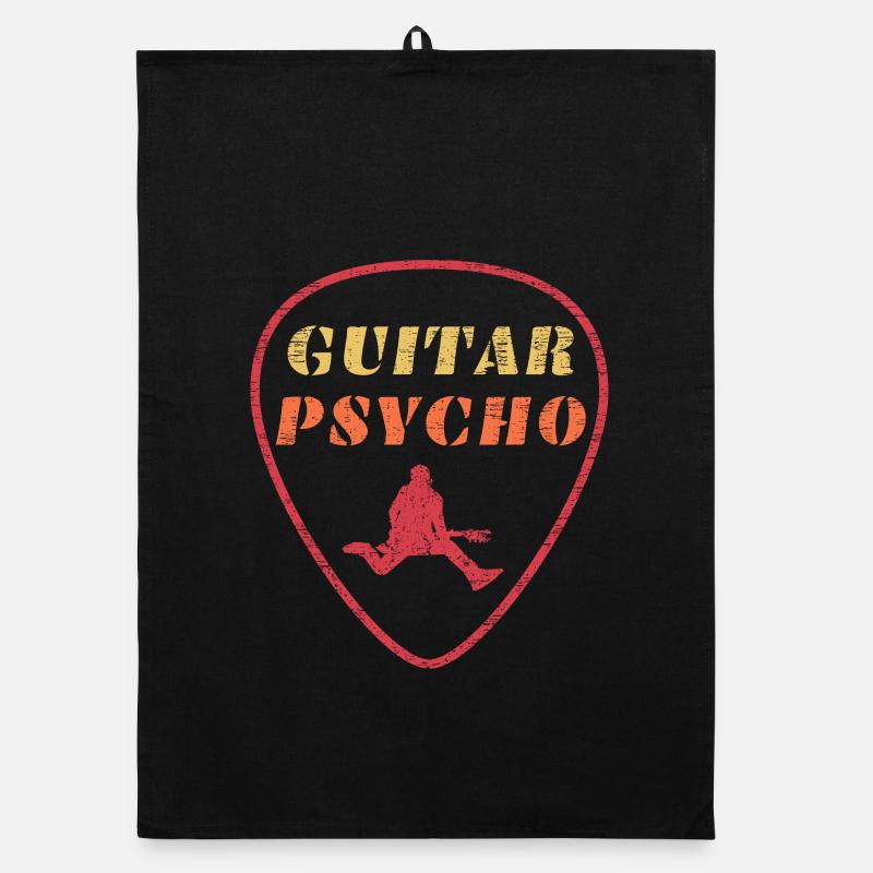 Gitarre Psycho Organic Geschirrtuch