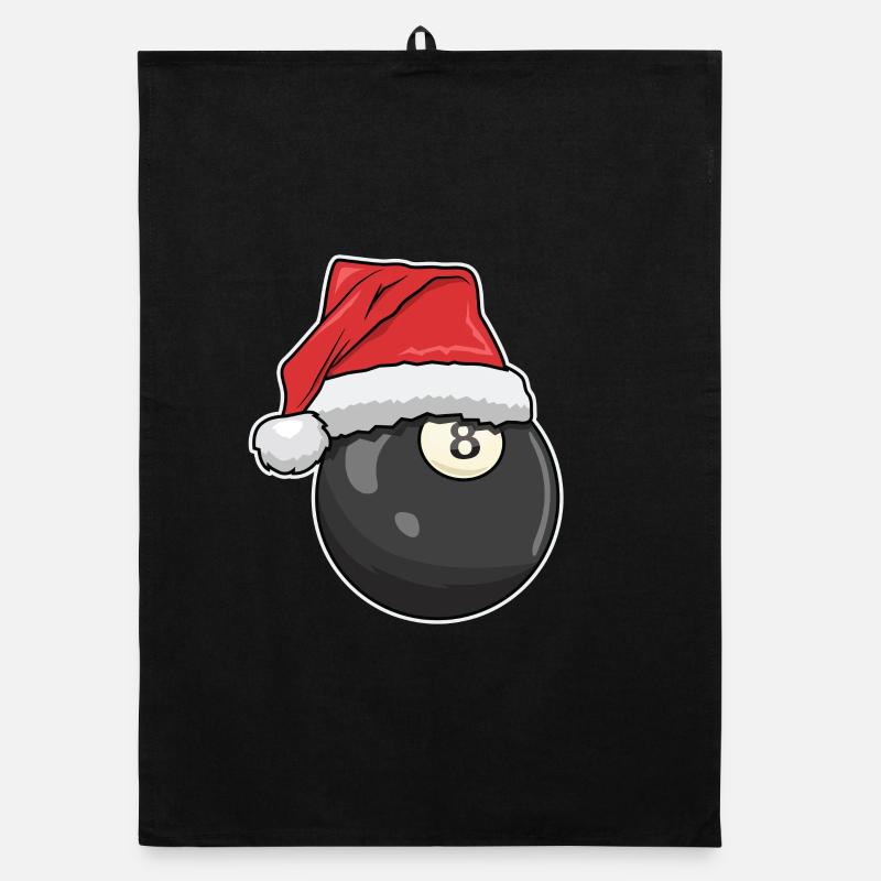 Weihnachten Billard Organic Geschirrtuch