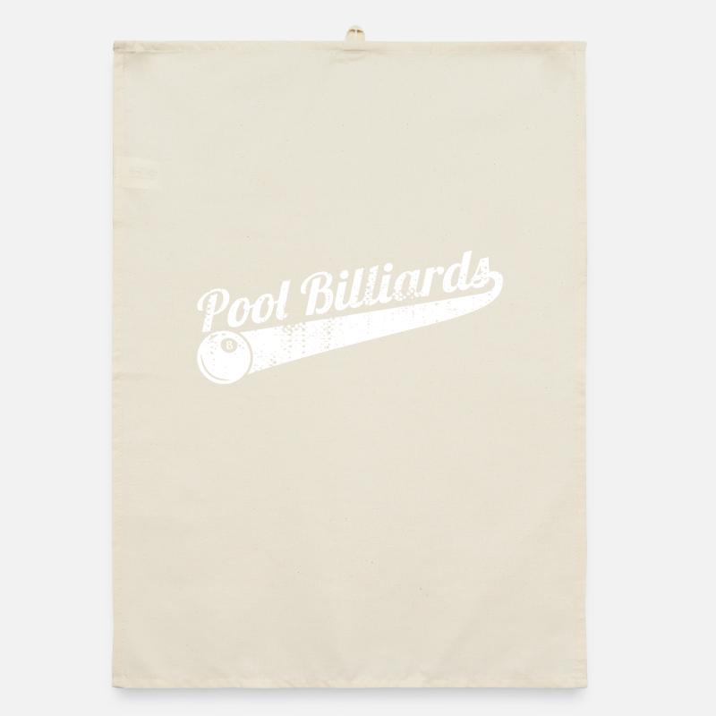 Pool-Billard Organic Geschirrtuch