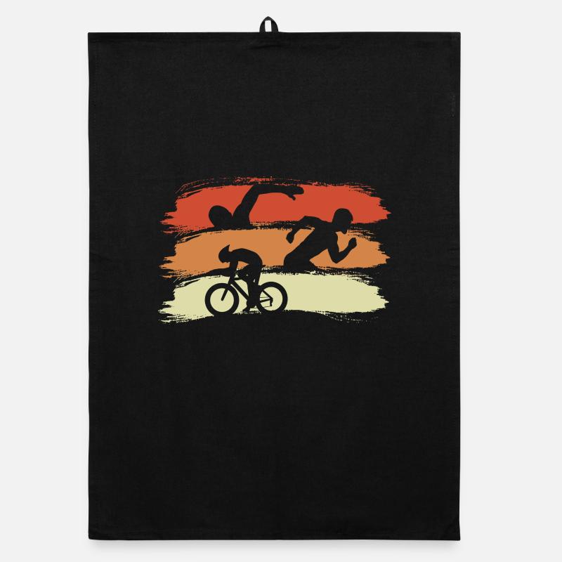 Triathlete Event Organic dish towel