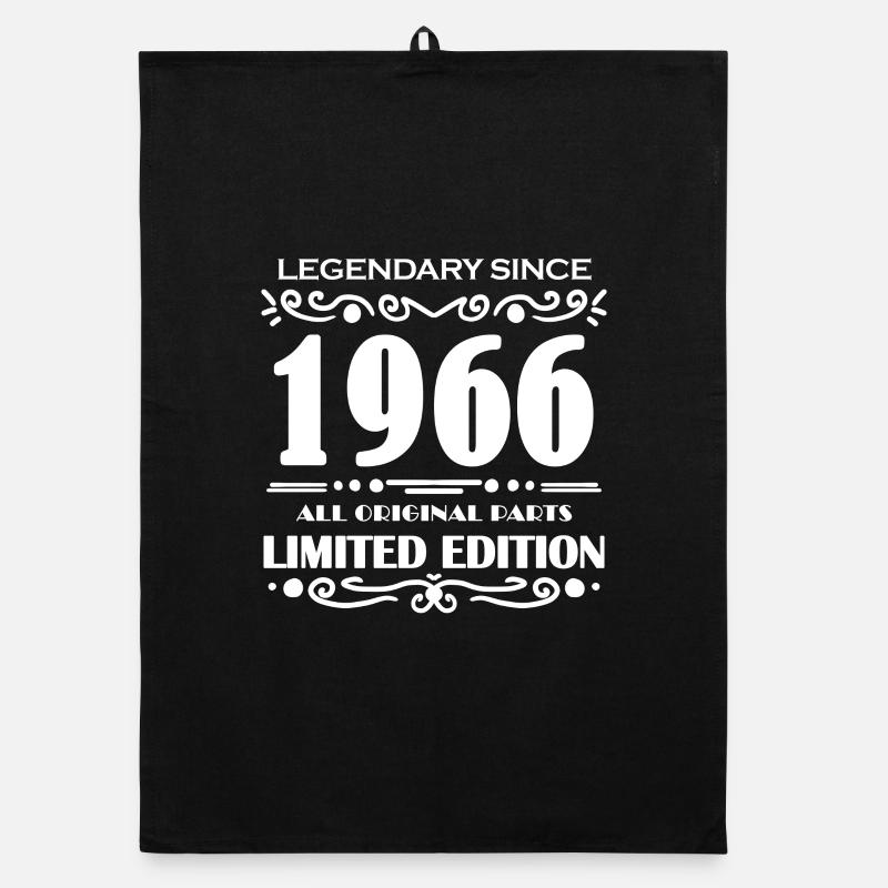 1966 - Né en 1966 - Torchon bio - noir