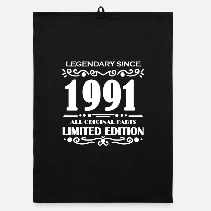 1991 - Année de construction 1991 - Né en 1991 Torchon bio