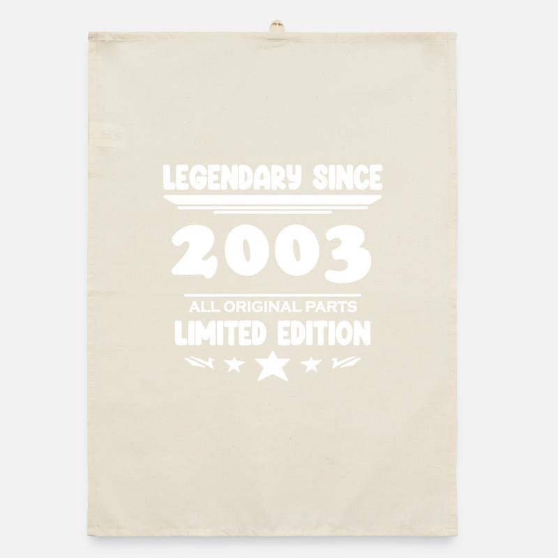 2003 - Born 2003 Organic dish towel