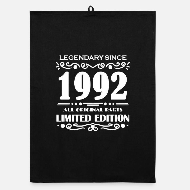 1992 - Année de construction 1992 - Né en 1992 Torchon bio