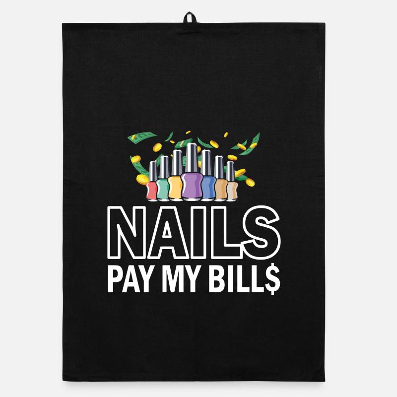 Nails Pay My Bills Manucure Torchon bio