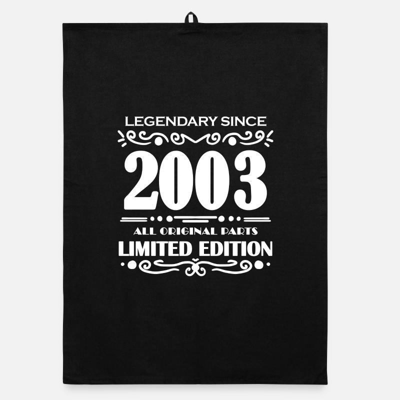 2003 - Année de construction 2003 - Né en 2003 Torchon bio