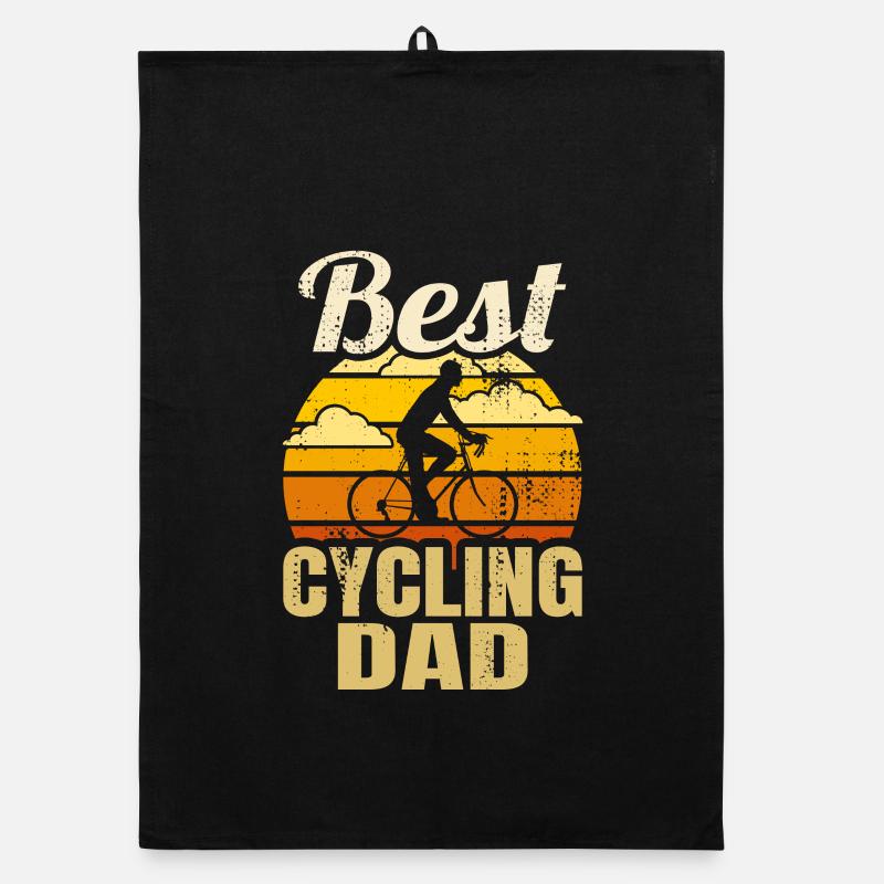 Papa cycliste Torchon bio