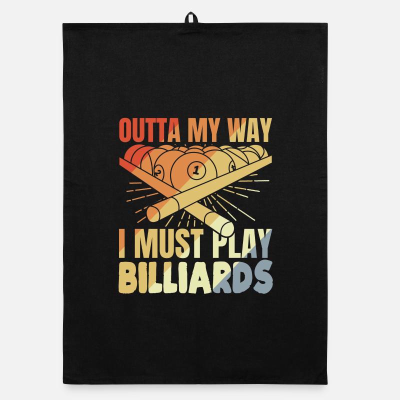 Billard Witz Organic Geschirrtuch