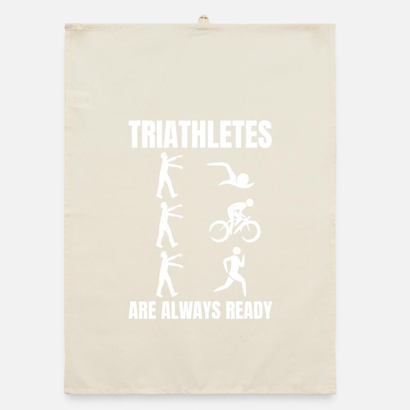 Triathlet Witz Organic Geschirrtuch