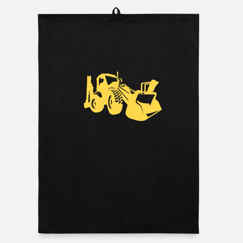 Excavator Driver Wheel Loader Excavator Organic dish towel