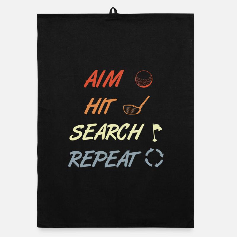 Golf Routine Organic dish towel