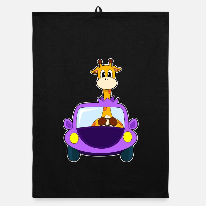 Giraffe Auto Organic Geschirrtuch