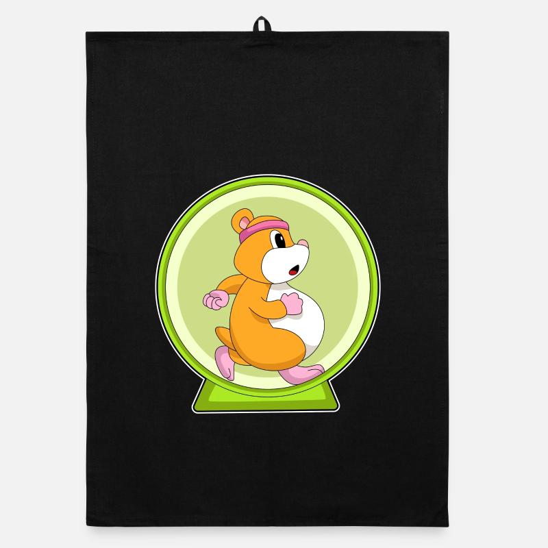 Roue de hamster hamster Torchon bio