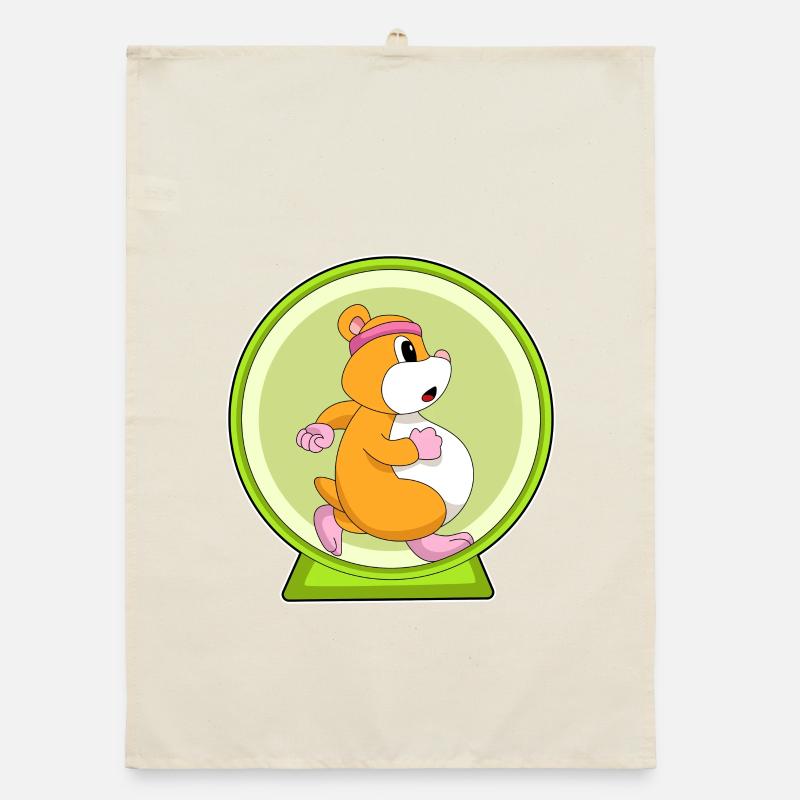 Roue de hamster hamster Torchon bio