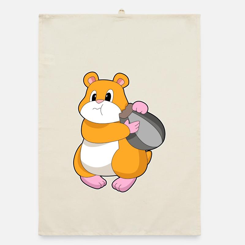 Hamster Samen Organic Geschirrtuch
