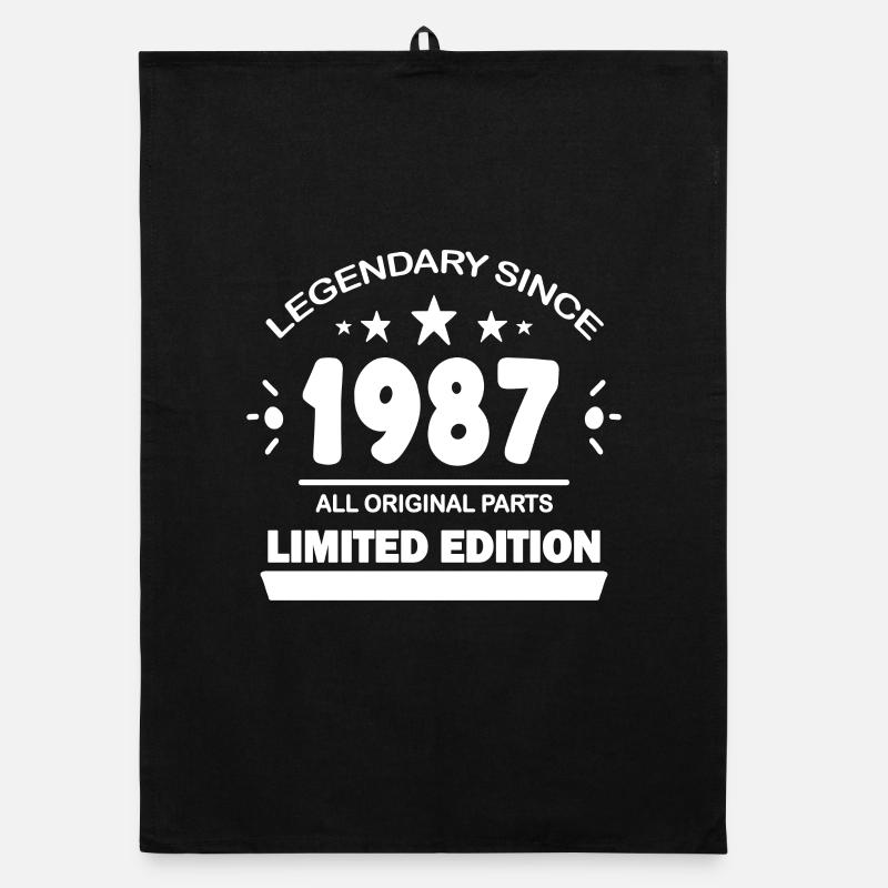 1987 - Né 1987 - Année de construction 1987 Torchon bio