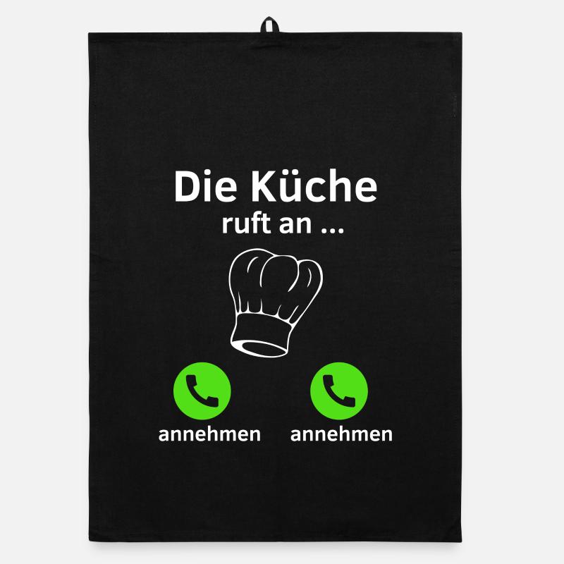Die Küche ruft an - annehmen oder annehmen? Organic Geschirrtuch