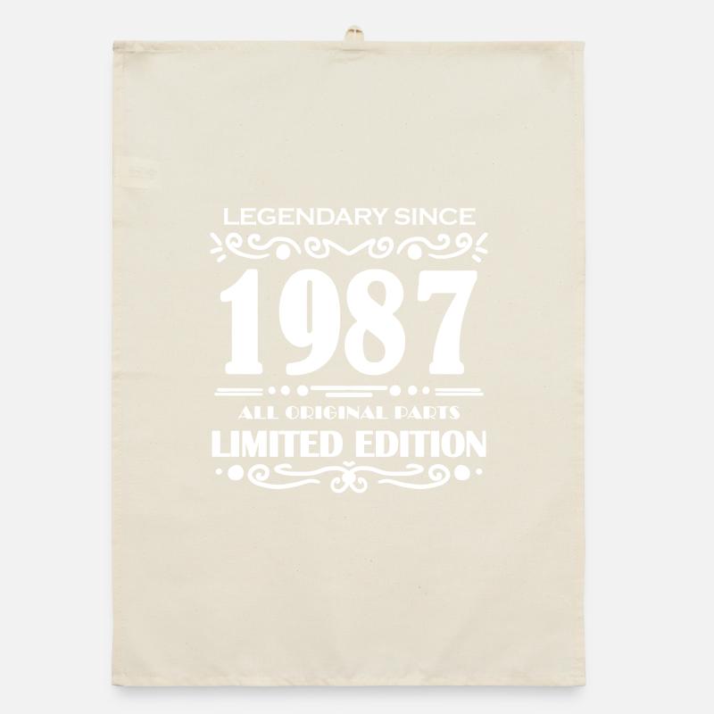 1987 - Born 1987 - Year of construction 1987 Organic dish towel