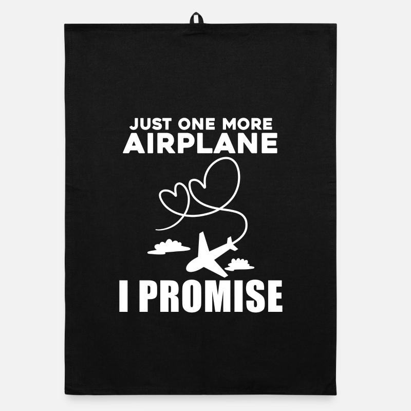 Airplanes Airplane Pilot Gift Organic dish towel