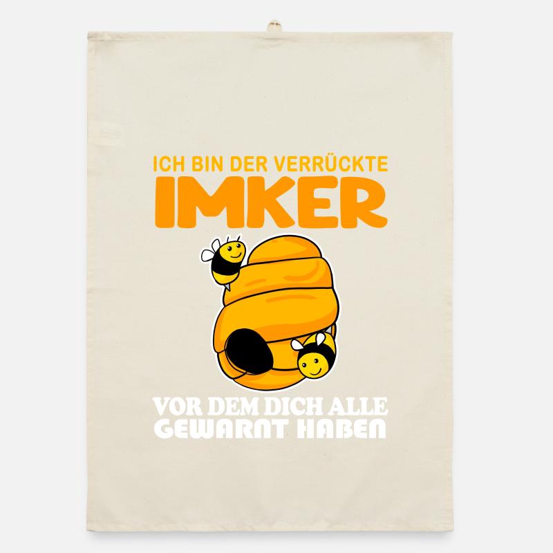 Imker Honig Imkerei Geschenk Organic Geschirrtuch
