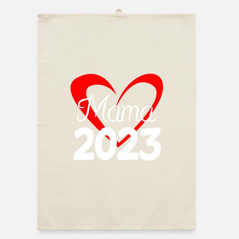 Mama 2023 Mutter Schwangerschaft Schwanger Organic Geschirrtuch