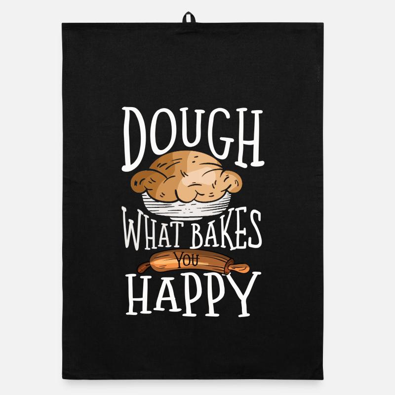 Dough What Bakes You Happy Bakery Organic dish towel