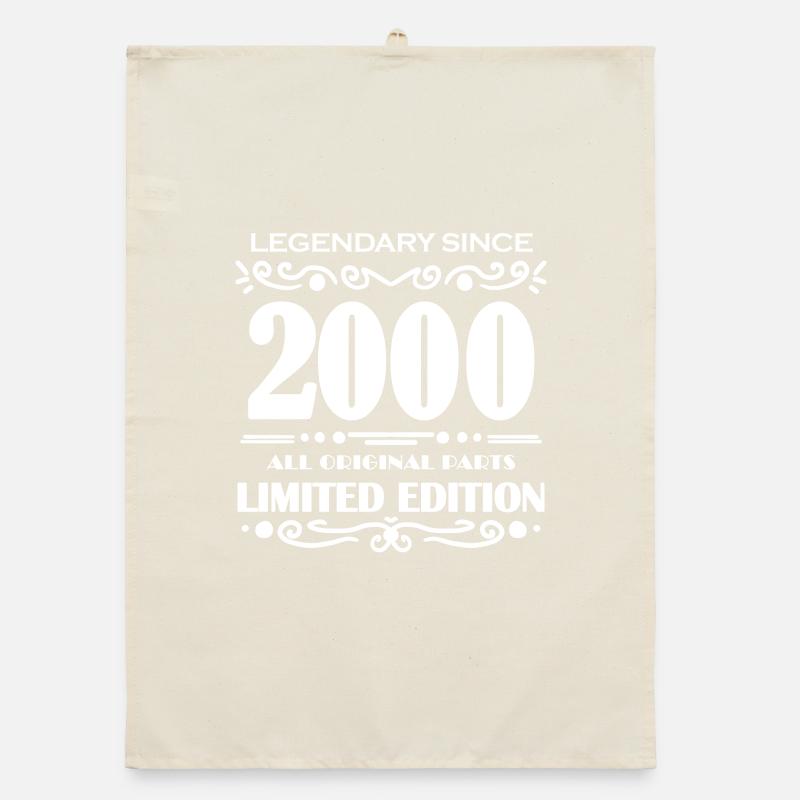 2000 - Year 2000 - Year of construction 2000 Organic dish towel