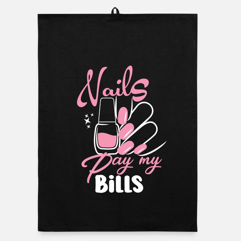 Nails Pay My Bills Manucure Torchon bio
