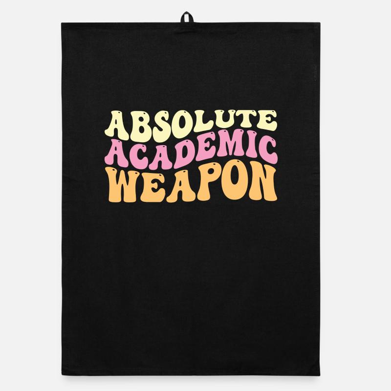 Studenten Absolute Academic Weapon Organic Geschirrtuch