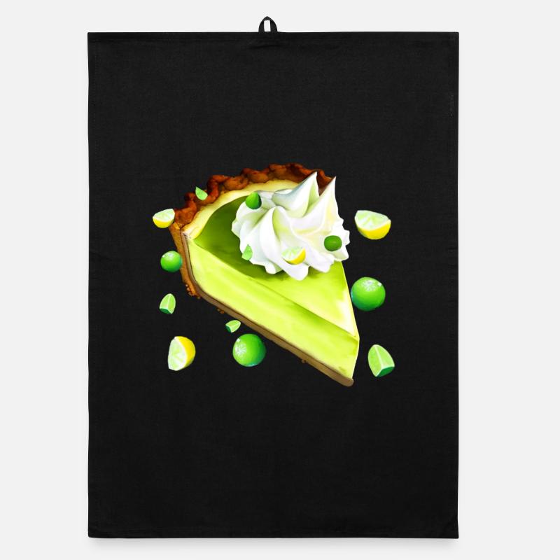 Lime Cake Piece Key Lime Pie Organic dish towel