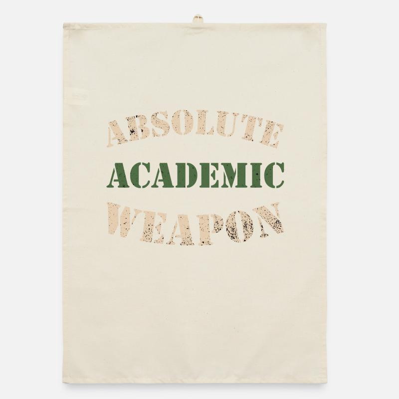 Students Absolute Academic Weapon Organic dish towel