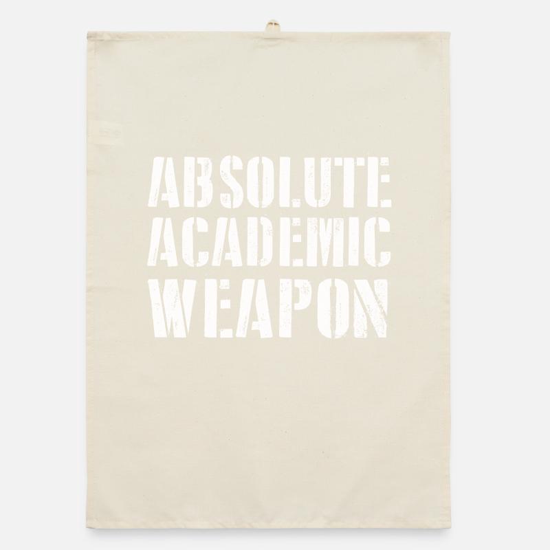 Students Absolute Academic Weapon Organic dish towel