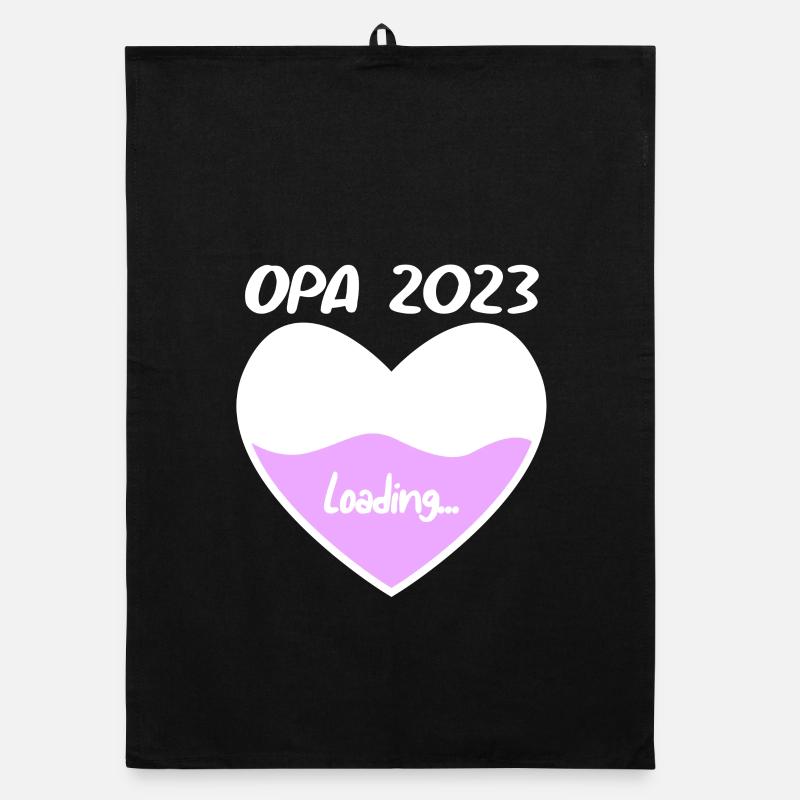 Opa 2023 loading - Opa werden - Bald Opa Organic Geschirrtuch